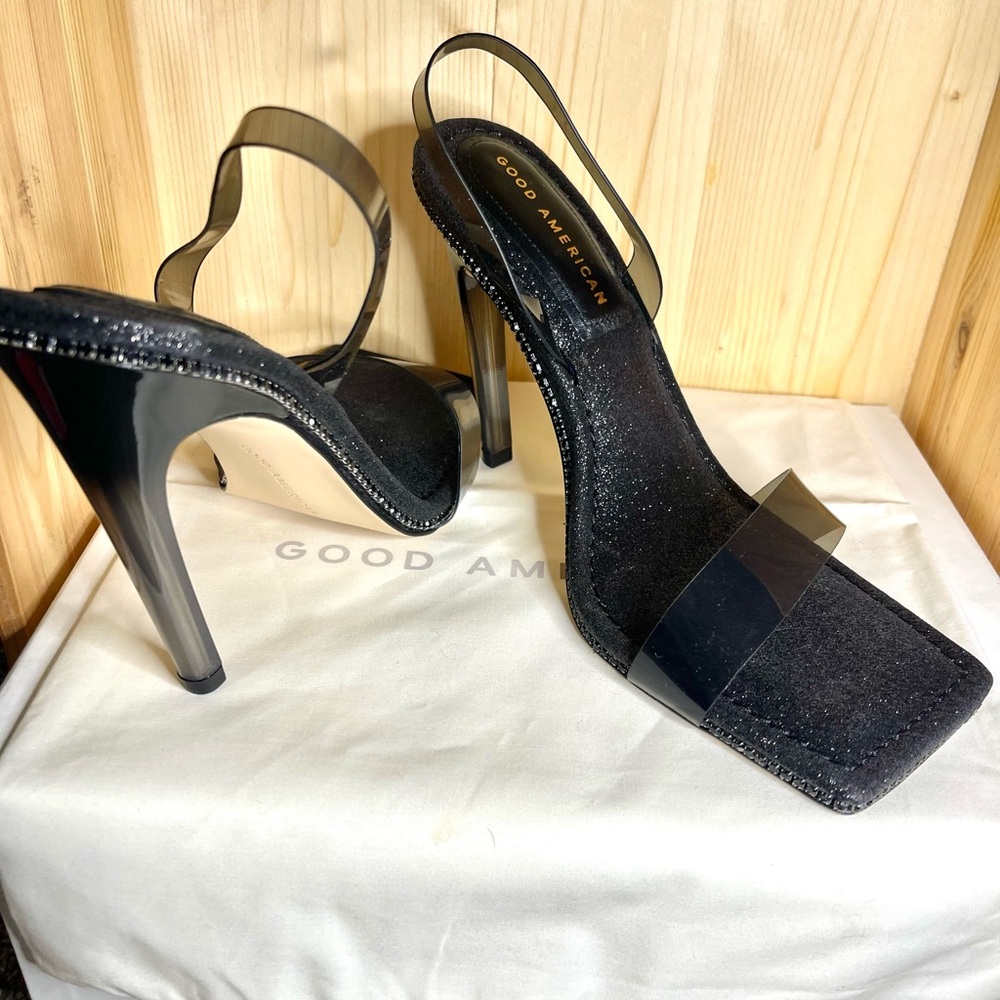 Brand New GOOD AMERICAN heels size 9